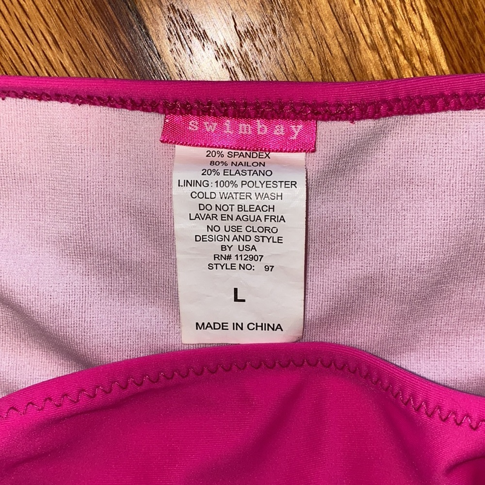 Pink Swimbay Bathing Suit Bottoms - Picture 3 of 5